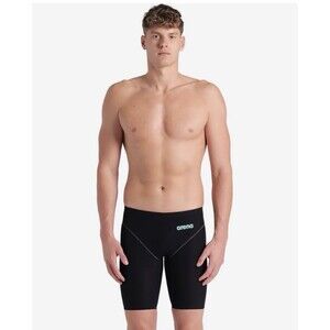 Arena Powerskin Impulso Men's Jammer Tech Suit Black Teal US 26 Racing Swim NWT